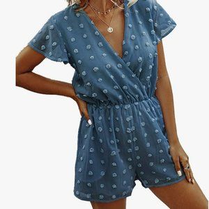 Slate Blue Romper